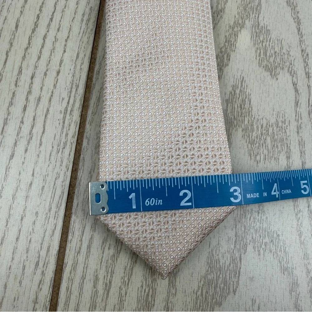 664 Alfani Men's Tie Dawson Mini 260 Taupe $55 Polyester